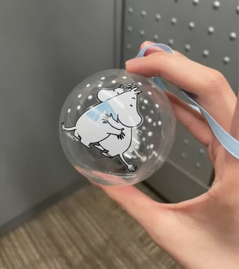 芬兰muurla 姆明 圣诞玻璃球 卡通装...