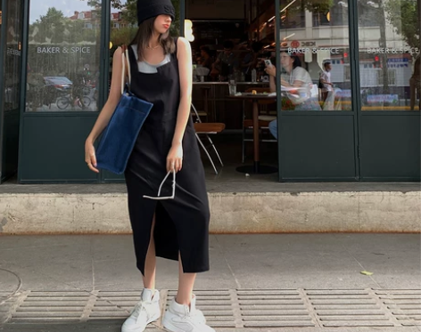 TKSTYLE小静定制 马路回头杀 气质宽...