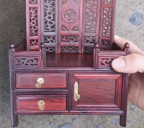 #收藏文玩老物件 #茶宠摆件 红木工艺品明...