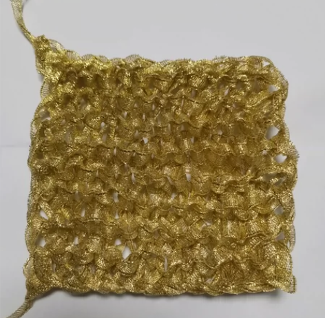 布条棒针  纯手工工艺品 针织小样 面料再...