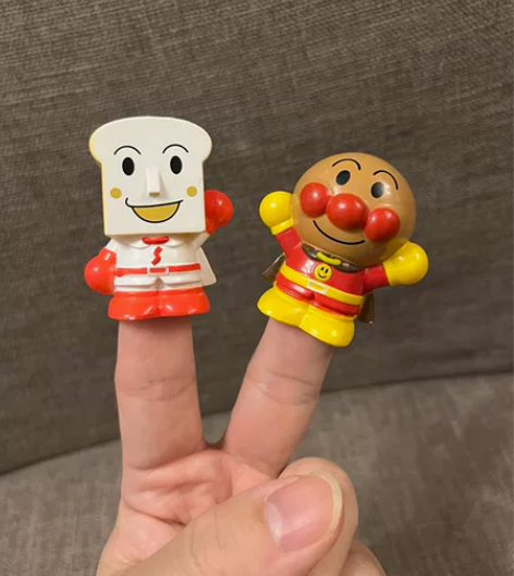 面板超人指偶指套扭蛋玩具绝版老货稀有日本万...