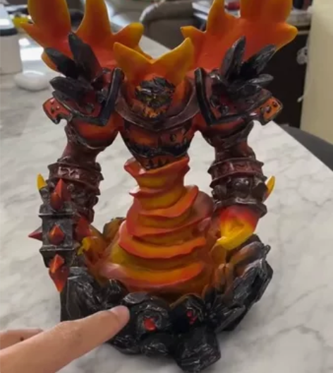 魔兽世界 拉格纳罗斯 大螺丝 手办 雕像 ...