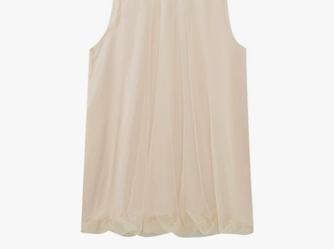 小个子新款挂脖无袖夏季女名媛连衣裙仙气网纱...