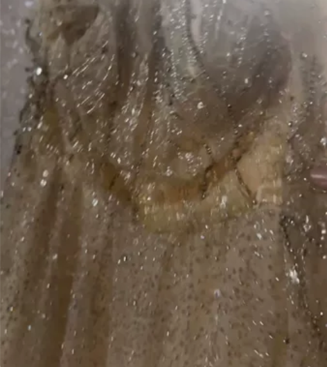 小码450包邮，浅玫瑰金，后拉链小拖尾，9...