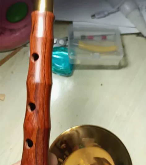 新到墨西哥精品红木D调唢呐，配加厚度金碗，...