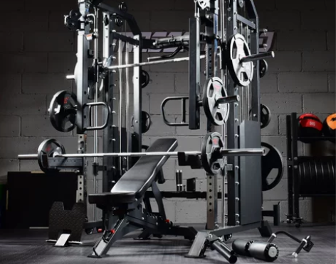 龙门架健身器材家用史密斯机深蹲卧推架多功能...