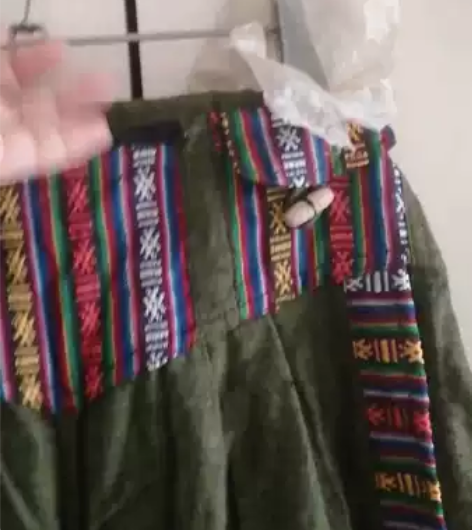 民族风棉麻料九成新裤子，可以穿到120多斤...