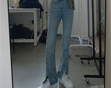 微喇牛仔裤女 裤子无色差无破损，s码，不退...