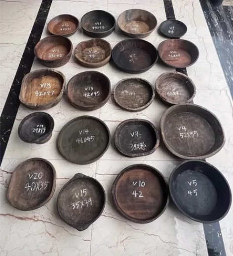 老木盆/民俗老物件，包浆一流品相完美. 标...