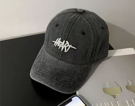 金,男女同款复古棒球帽刺绣加大加深宽帽檐鸭...