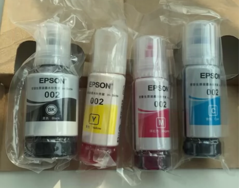 爱普生004/002原装拆机墨水，不堵头，...