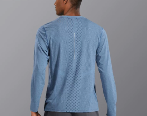 速干长袖男运动t恤田径体育生训练户外跑步服...