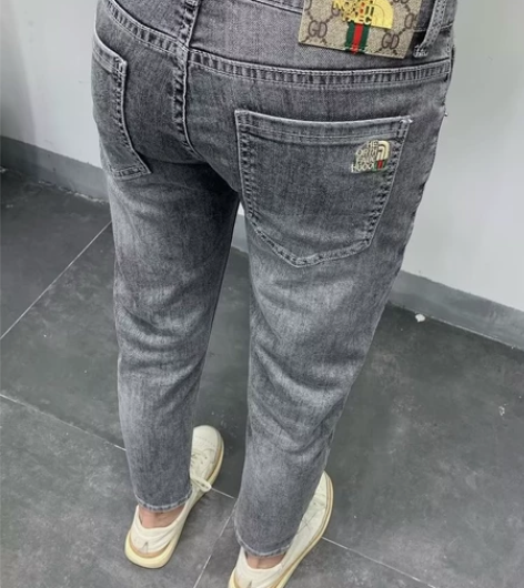 品质牛仔裤男夏季款潮牌刺绣休闲男士韩版潮流...