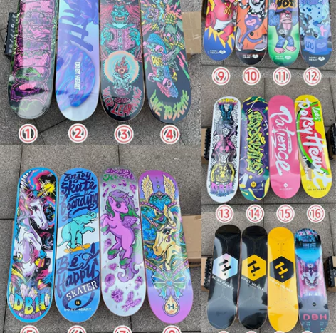 【全新正品包邮】DBH滑板双翘板面 需要几...