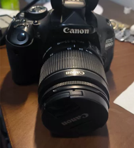 佳能600d配18-55二代，送两个电池、...