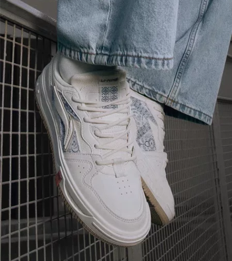 李宁行川V2休闲鞋女鞋板鞋女士鞋子滑板鞋时...