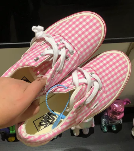 Vans范斯 slip on 经典黑白棋盘...