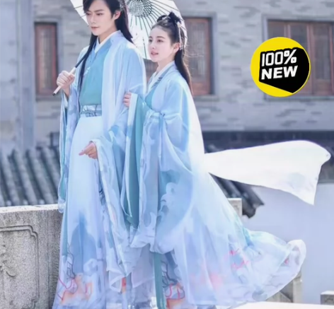 如梦霓裳丨鹿鸣 汉服齐腰襦裙女学生古装衣服...