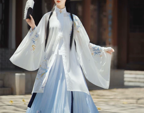 千韵岗明制汉服女正品原创古装中国风超仙飘逸...