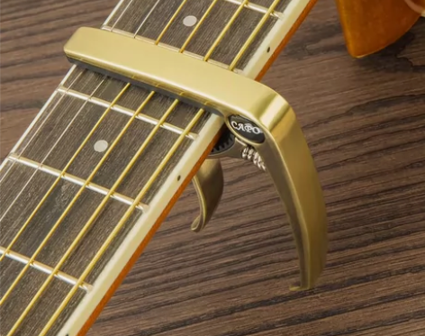 升级款民谣吉他变调夹 电木古典吉他变音夹金...