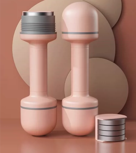 【全新包邮】女士哑铃一对家用健身器材瘦身塑...