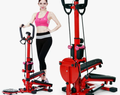 酷斯迪踏步机家用扭腰迷你多功能扶手脚踏机静...