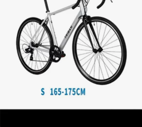 迪卡侬公路自行车 rc100 实体店买了两...
