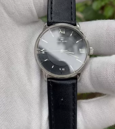 二手正品Tian wang天王石英女表，表...