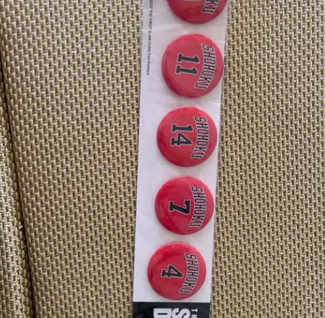 正版现货《灌篮高手》电影周边纪剧场版徽章套...