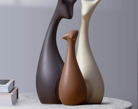 家居客厅陶瓷轻奢风创意简约现代电视酒柜装饰...