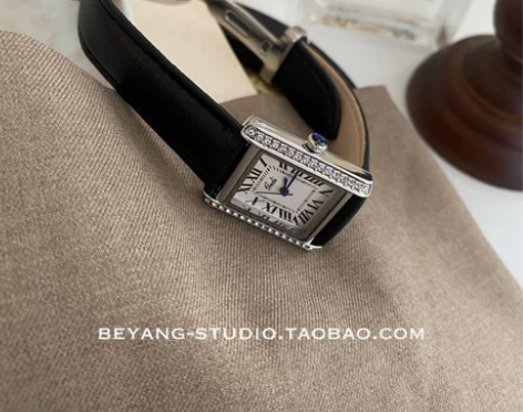 别样简约小众时尚休闲百搭镶钻皮带复古石英表...