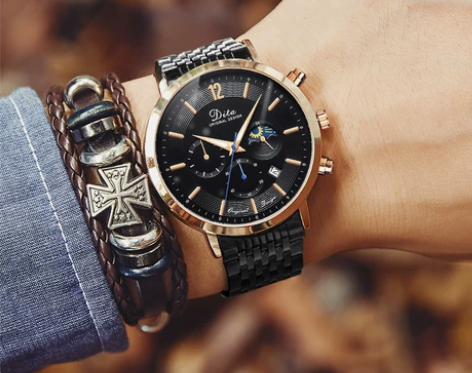 2020新款全自动机械表正品牌石英表防水品...