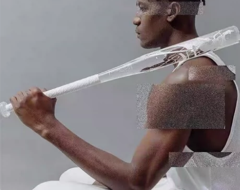 水晶亚克力棒球棒实心透明车载防身装备超硬棒...