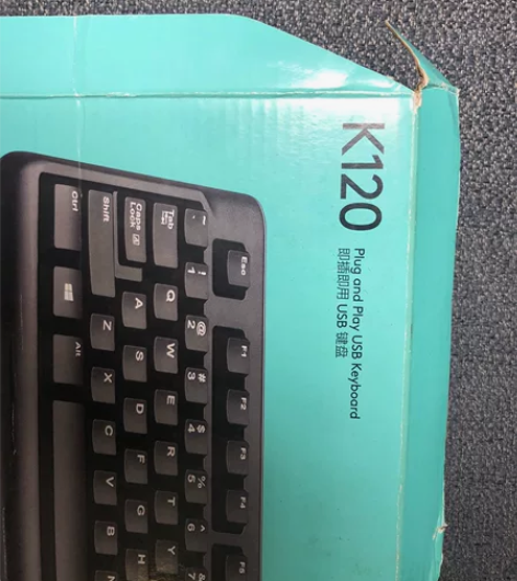 罗技k120有线键盘，全新，现在60包邮转...