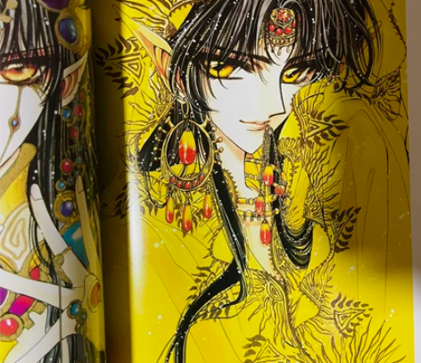 clamp古早绝版设定画集2001年，新干...