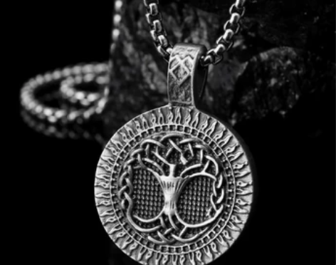 防水逆世界之树项链生命之树吊坠挂件新款礼盒...