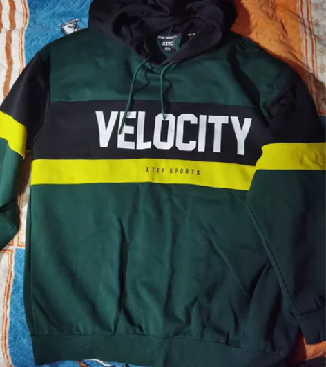 特步连帽卫衣正品套头衫运动上衣 2XL码 ...