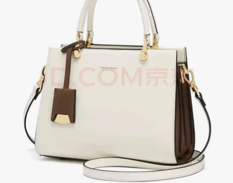 蔻一（Cnoles）包包女包牛皮女士手提包...