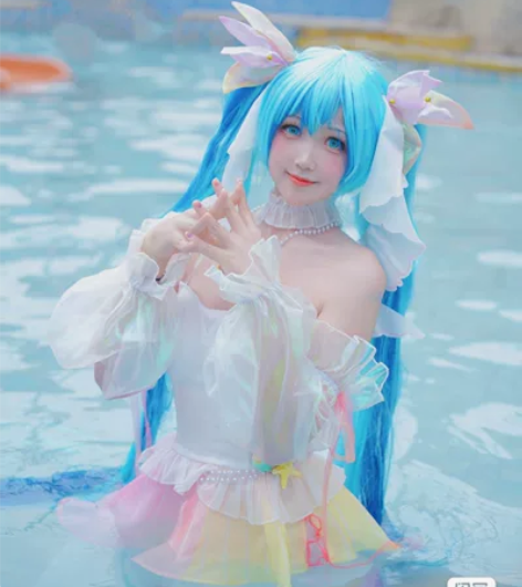 火花动漫初音未来cos服未来有你2020打...