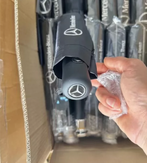 汽车展结束没送完的奔驰汽车雨伞全自动未拆封...