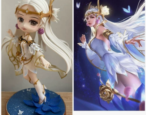 超轻粘土手办定制q版 wzry 王者荣耀 ...