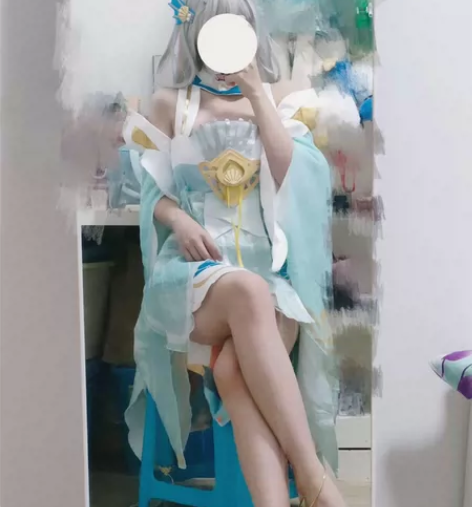 王者荣耀西施游龙清影全套 l码，有毛有龙角...