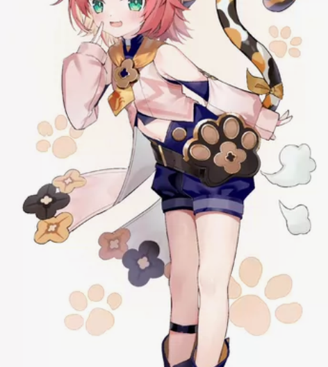 原神代肝 晶蝶 接官服和b服,纯手肝,可直...