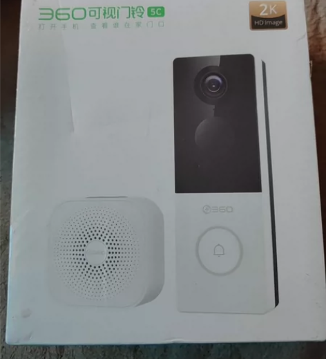360可视门铃5c全新未拆封 感兴趣的话点...