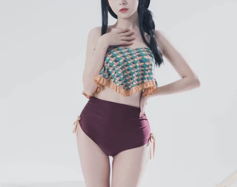 【清仓特价】鬼灭之刃cos服富冈义勇同人性...