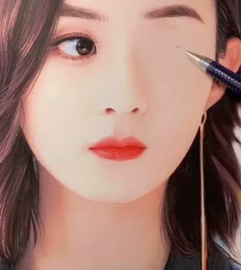 彩铅画像定制素描人像手绘人像人物肖像画写实...