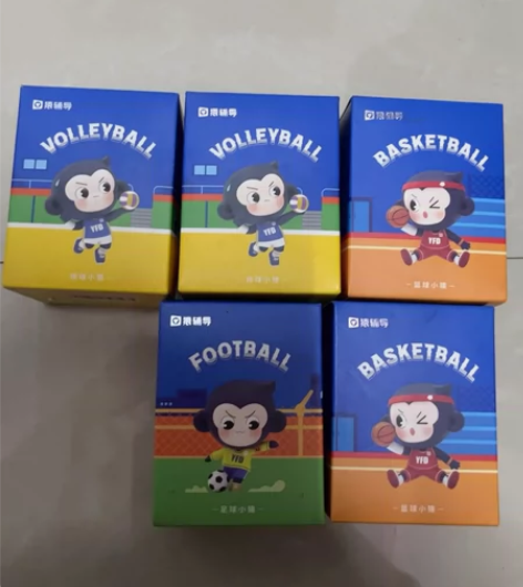 猿辅导全新运动系列小猿手办全新未拆 目前有...