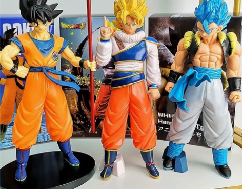 七龙珠手办LC宇宙服孙悟空超级赛亚人 超蓝...