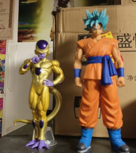 msp超蓝悟空，一番赏黄金弗利萨，全配无损...