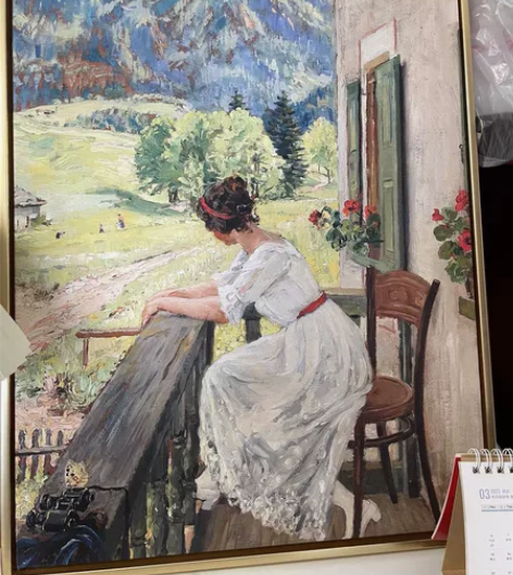 【全新！】马蒂斯女风景花卉装饰挂画轻奢复古...